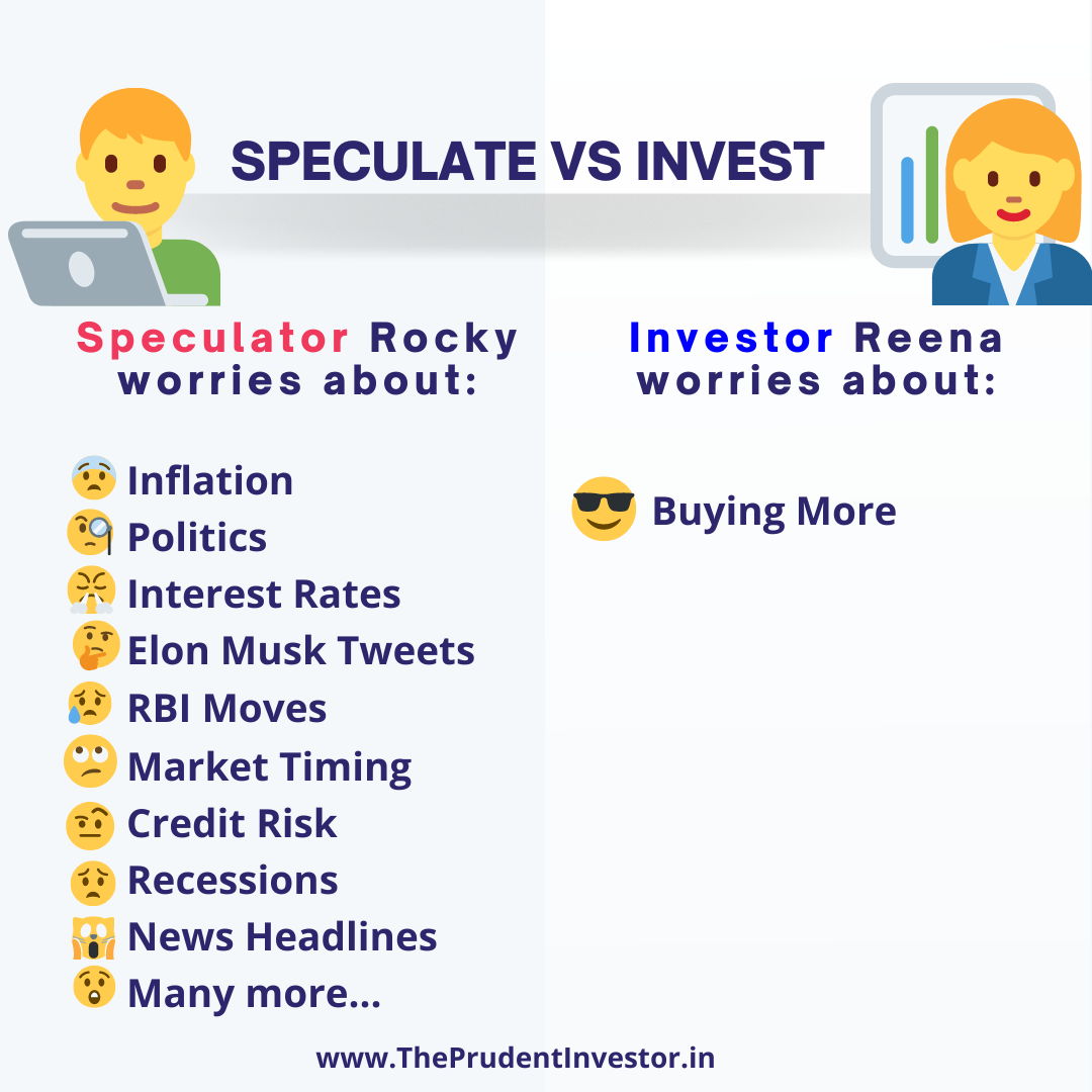 Read more about the article Speculate Versus Invest